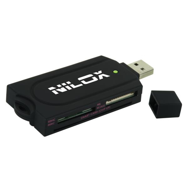 Nilox 10NXCRAIN1001 card reader USB 2.0 Black – image 2