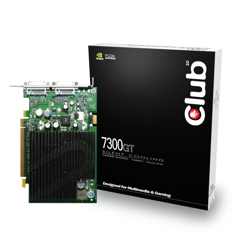 CLUB3D NVIDIA 7300GT Silent 256MB