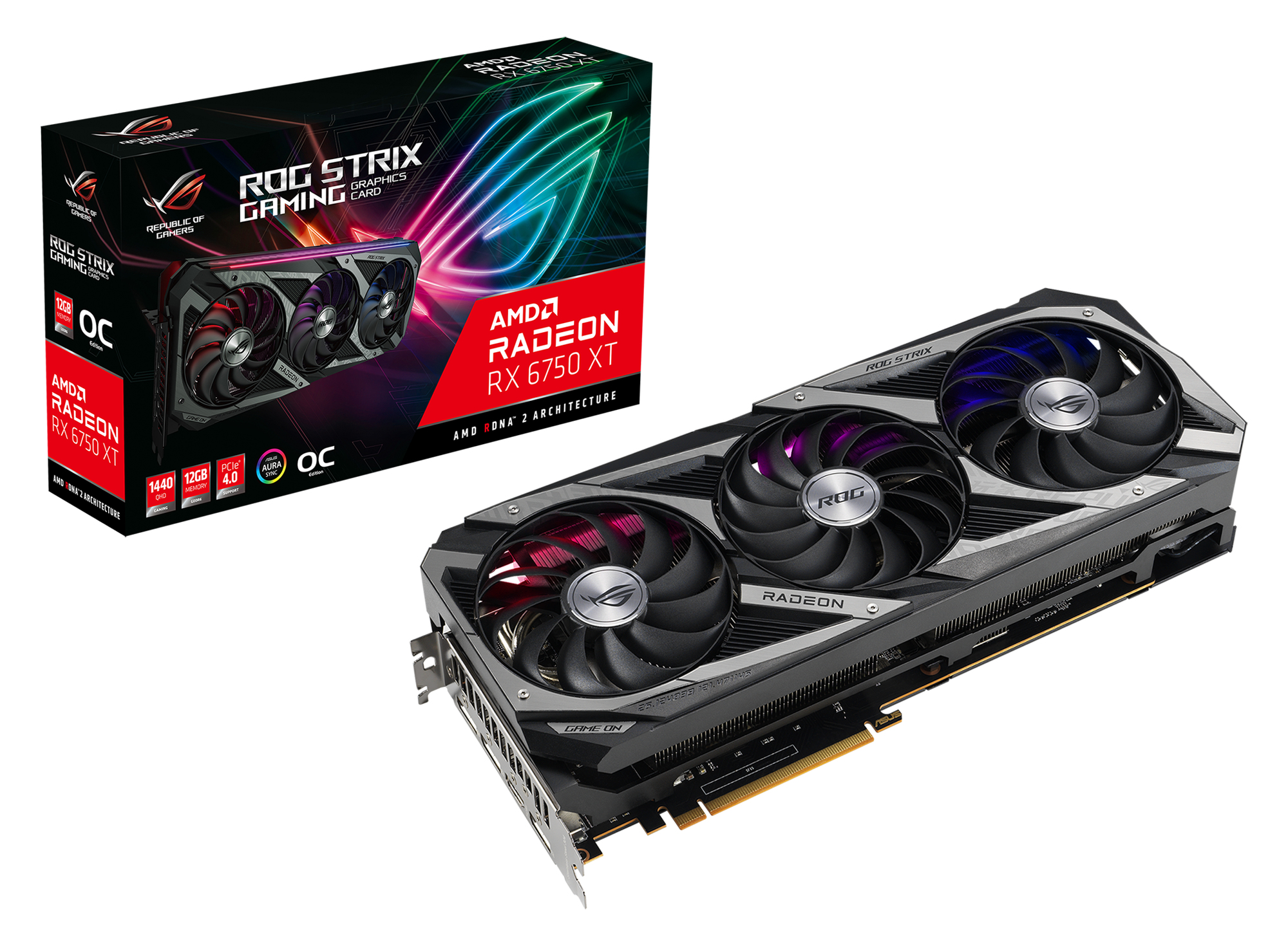 ASUS ROG -STRIX-RX6750XT-O12G-GAMING AMD Radeon RX 6750 XT – image 6