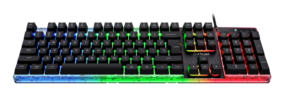 Trust 24604 keyboard Mouse included Gaming USB QWERTY Greek Black – image 3