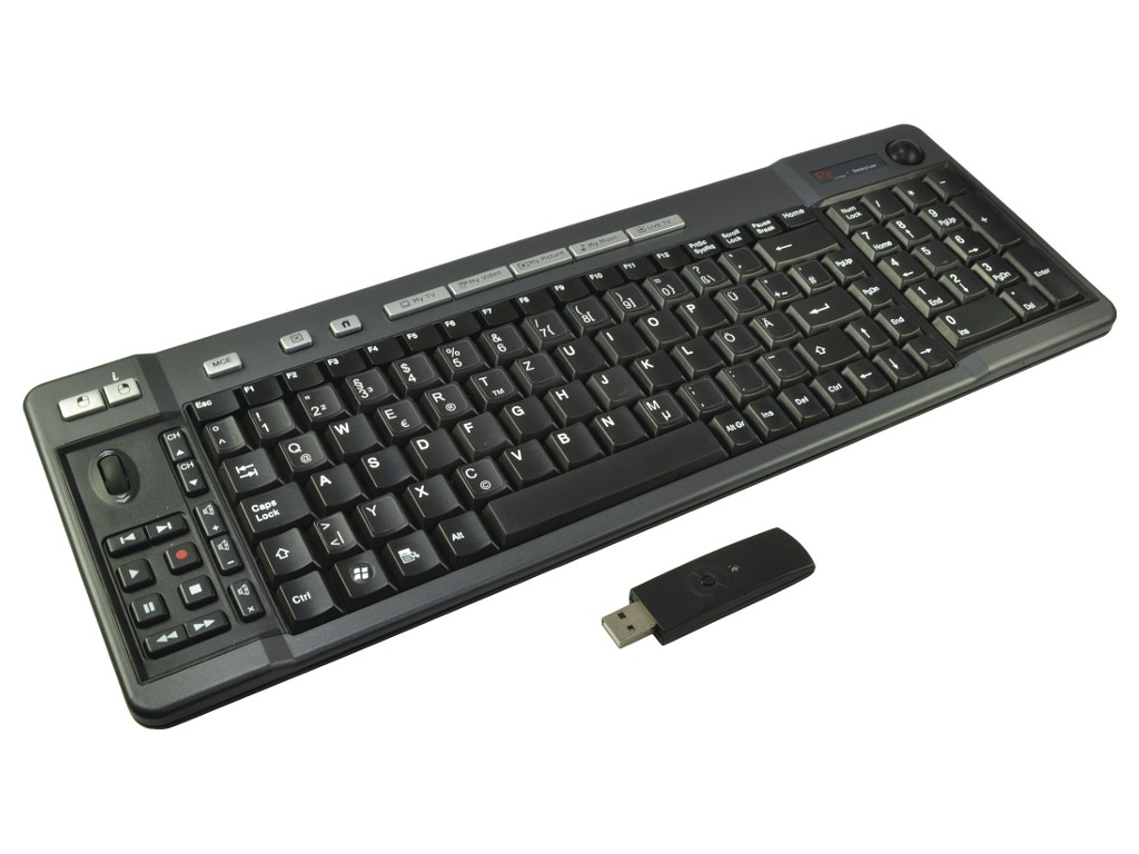 2-Power Wireless Keyboard w/Numberpad (DE)