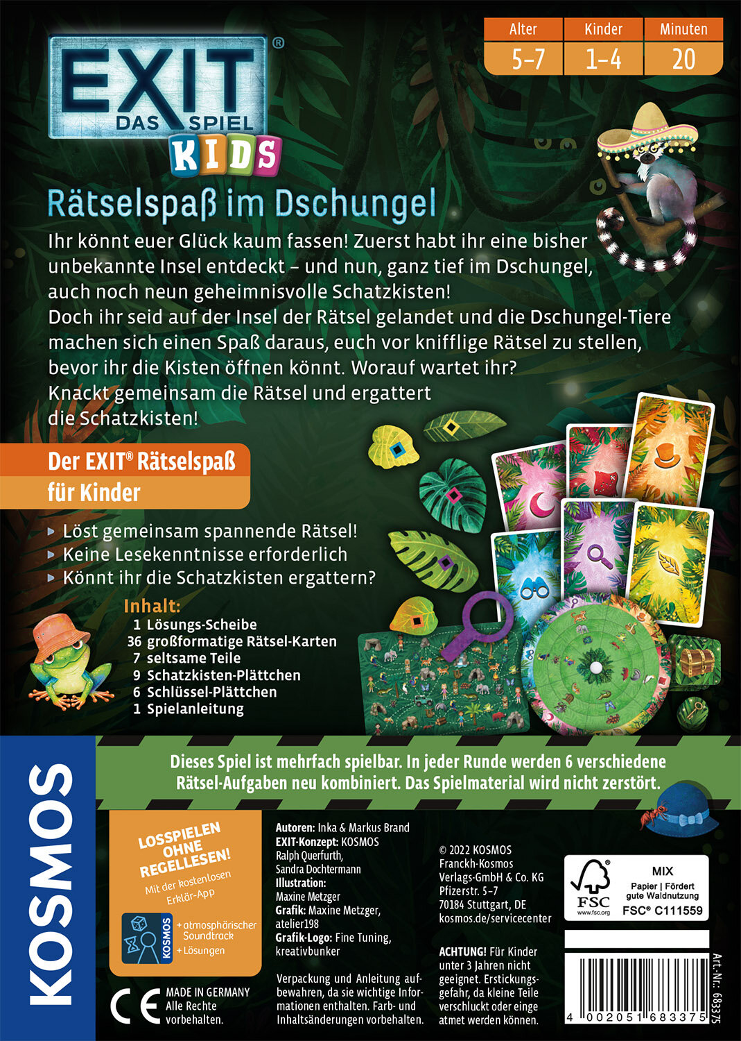 EXIT - Das Spiel - Kids: Rätselspaß Im Dschungel