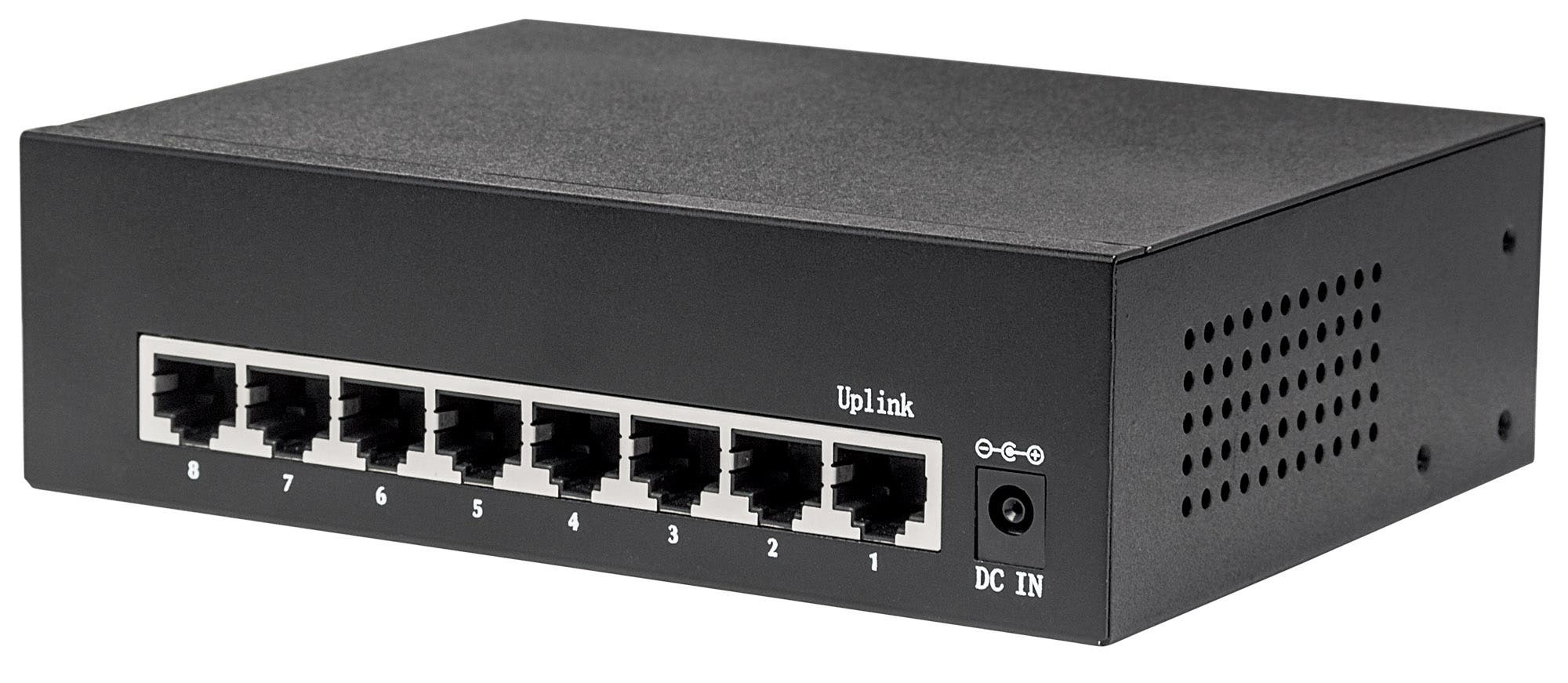 Intellinet 8-Port Gigabit Ethernet PoE+ Switch, IEEE 802.3at/af Power over Ethernet (PoE+/PoE) Compliant – image 4