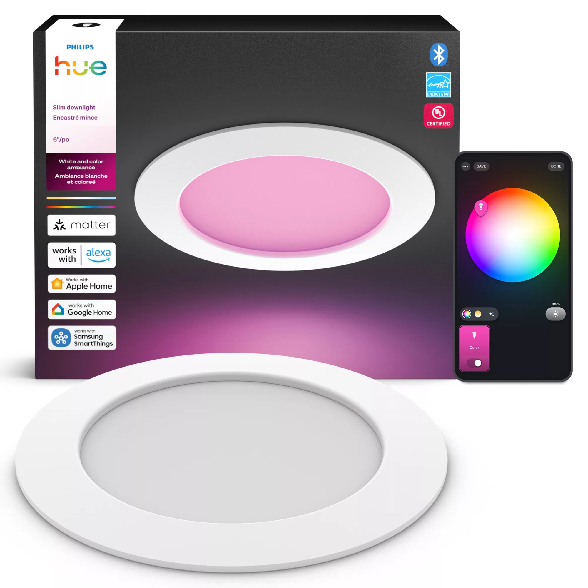 Philips by Signify Philips Hue White and colour ambience 046677609375 smart lighting Bluetooth/Zigbee – image 3