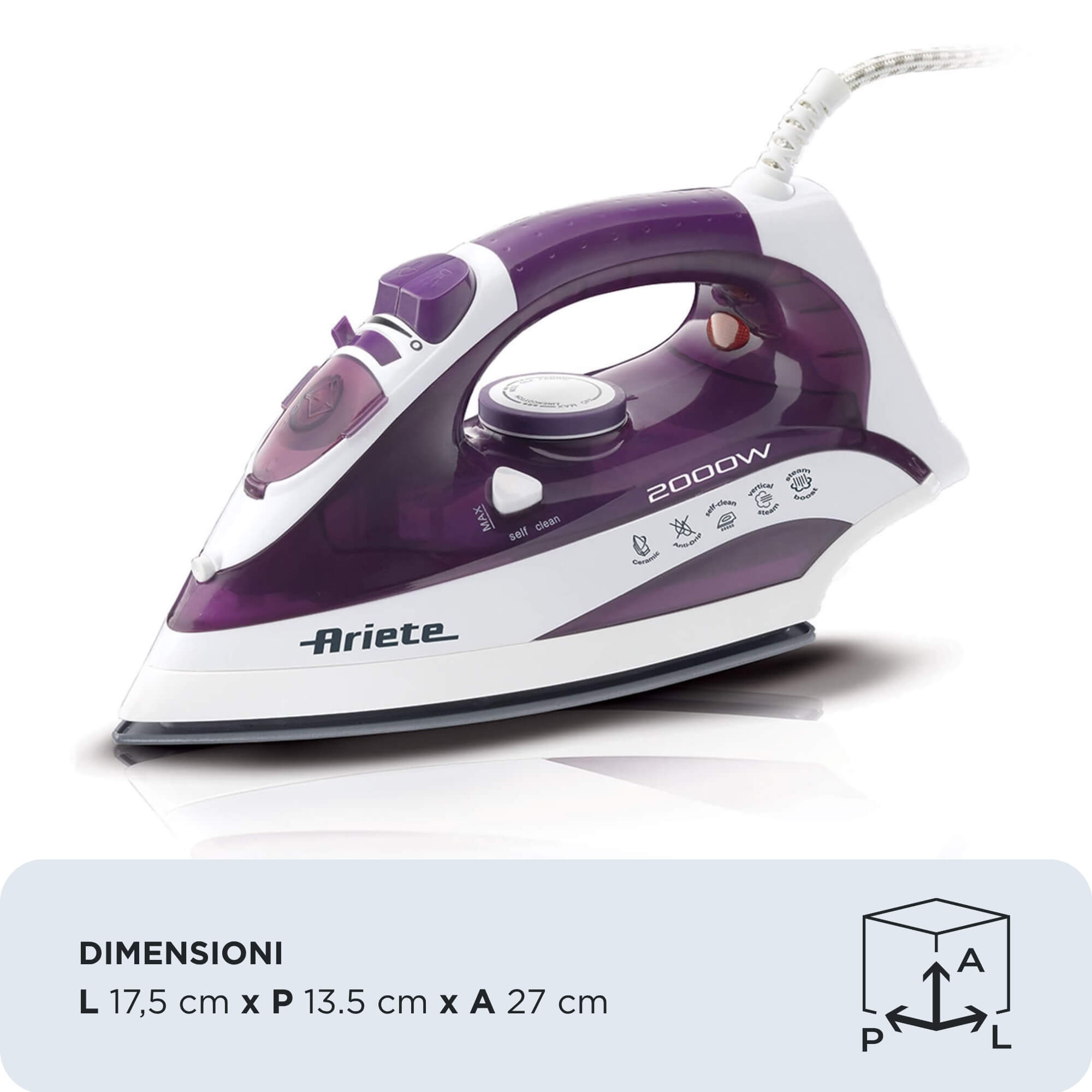 Ariete Steam Iron 2000W – image 6