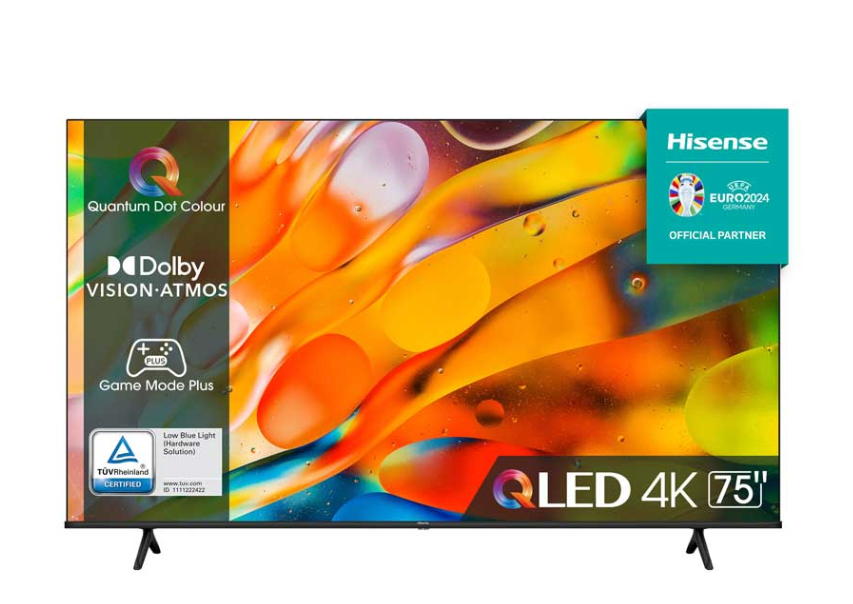Hisense 75E79KQ TV 190.5 cm (75") 4K Ultra HD Smart TV Wi-Fi Black 300 cd/m² – image 3
