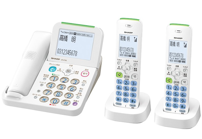 Sharp JD-AT85CW telephone DECT telephone Caller ID White