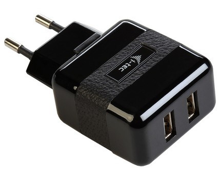 i-tec CHARGER2P10W mobile device charger Mobile phone, Tablet, Smartphone Black AC Indoor – image 1