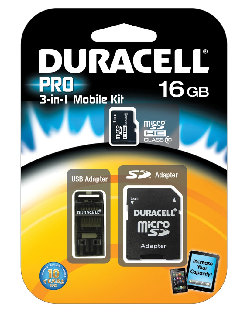 Duracell 16GB MicroSDHC
