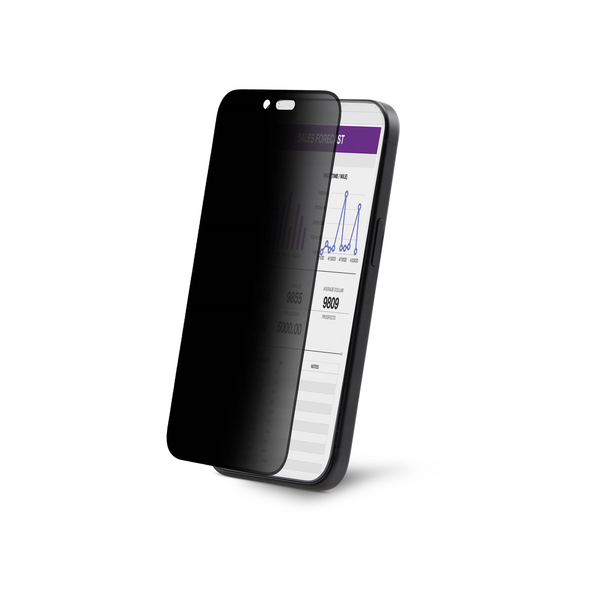StarTech.com Filtro privacy per iPhone 16 Plus a 4 direzioni e 360°, supporta orientamento verticale/orizzontale, touch screen
