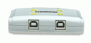 Manhattan Hi-Speed USB 2.0 Automatic Sharing Switch – image 2