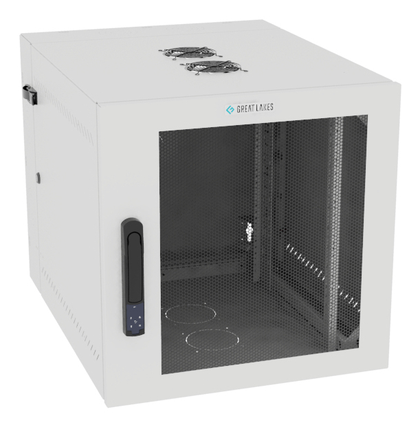 Vertiv VR Rack GL24WMCMM-W-SE-AF-00 rack cabinet 12U Wall mounted rack White – image 1
