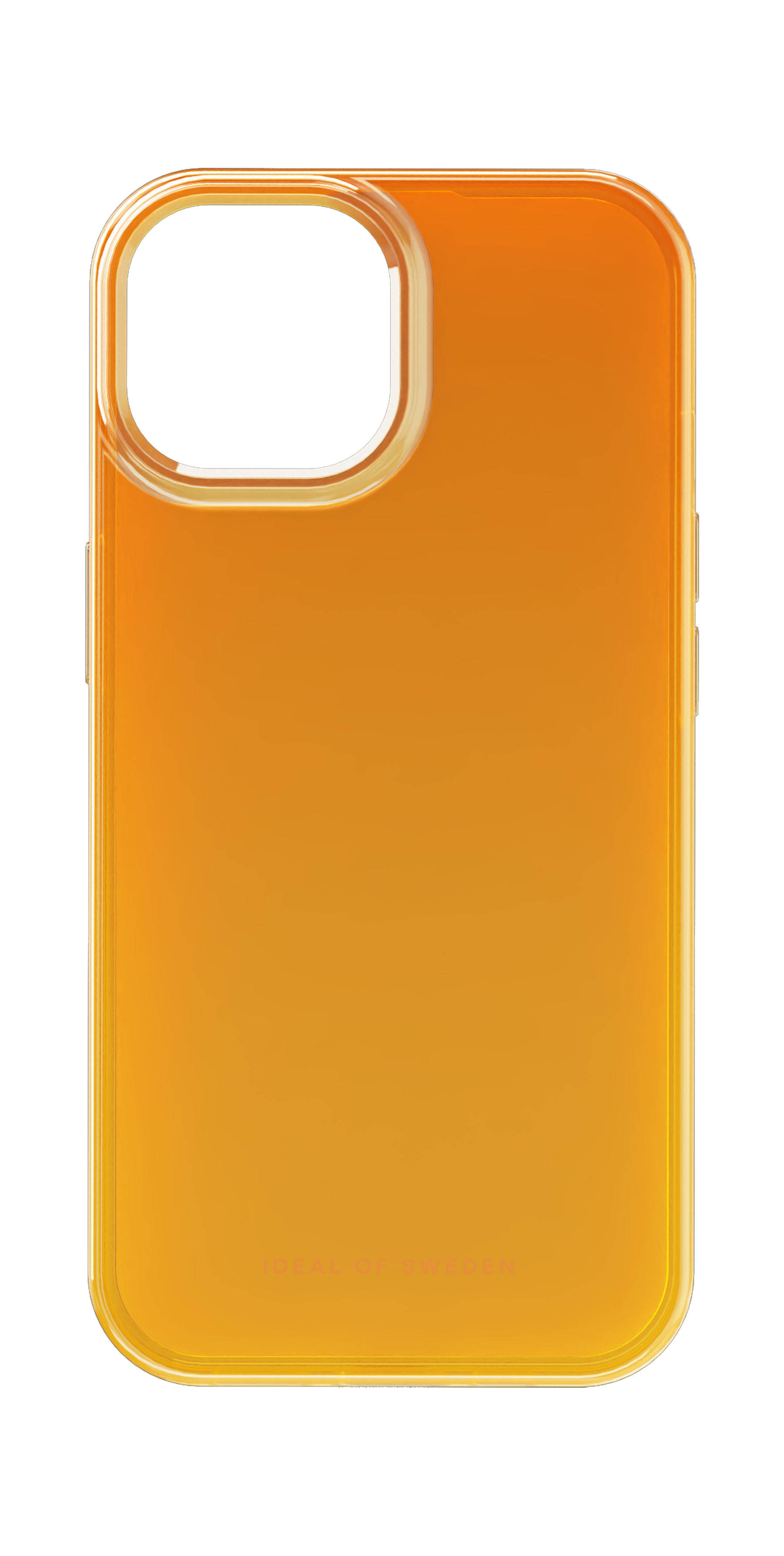 iDeal of Sweden Clear Case iPhone 13 / 14 / 15 / 16e Orange Spritz