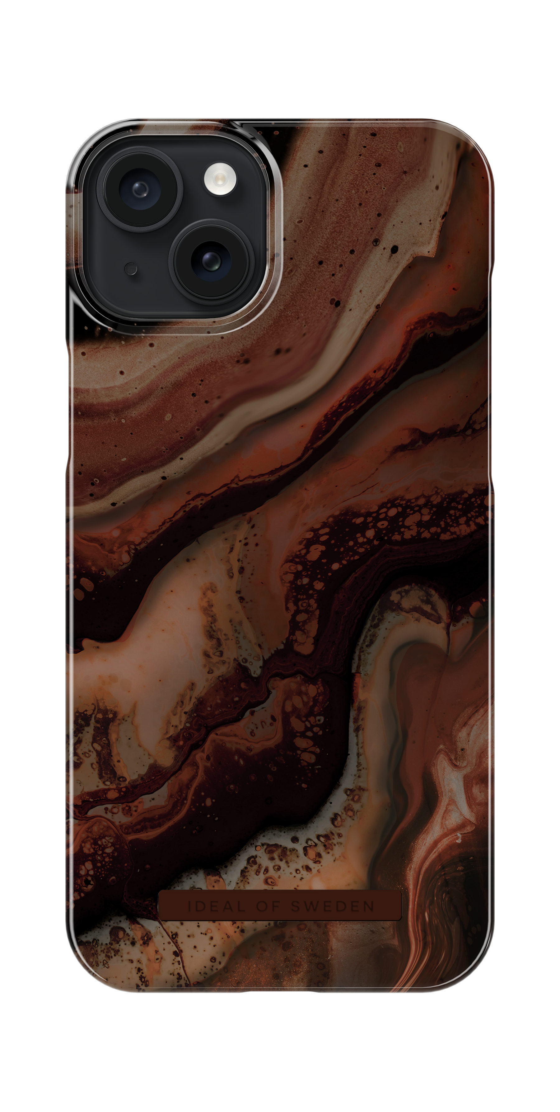 iDeal of Sweden Printed Case iPhone 15PL Dark Amber Marble – image 3