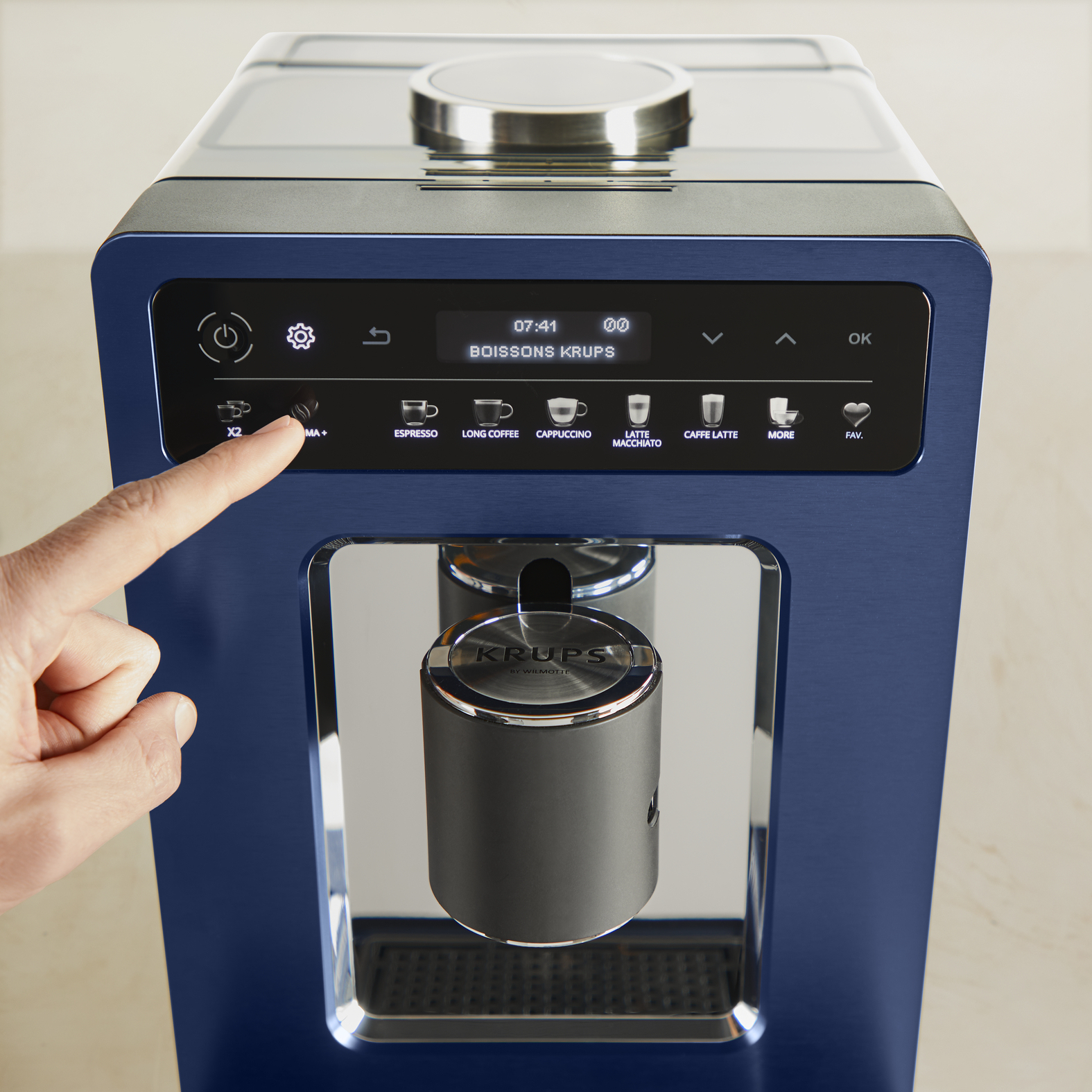 Krups Evidence by Wilmotte EA89W4 Fully-auto Espresso machine – image 4