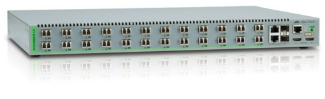 Allied Telesis AT-8100S/24F-LC Managed L3 Green, Grey