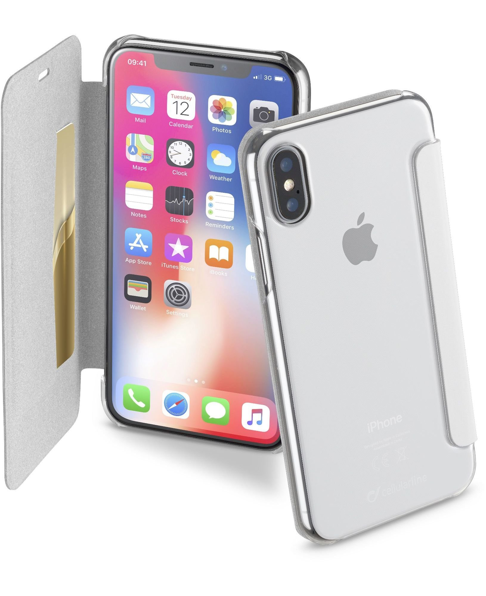 Cellularline Clear Book - iPhone XS/X – image 3