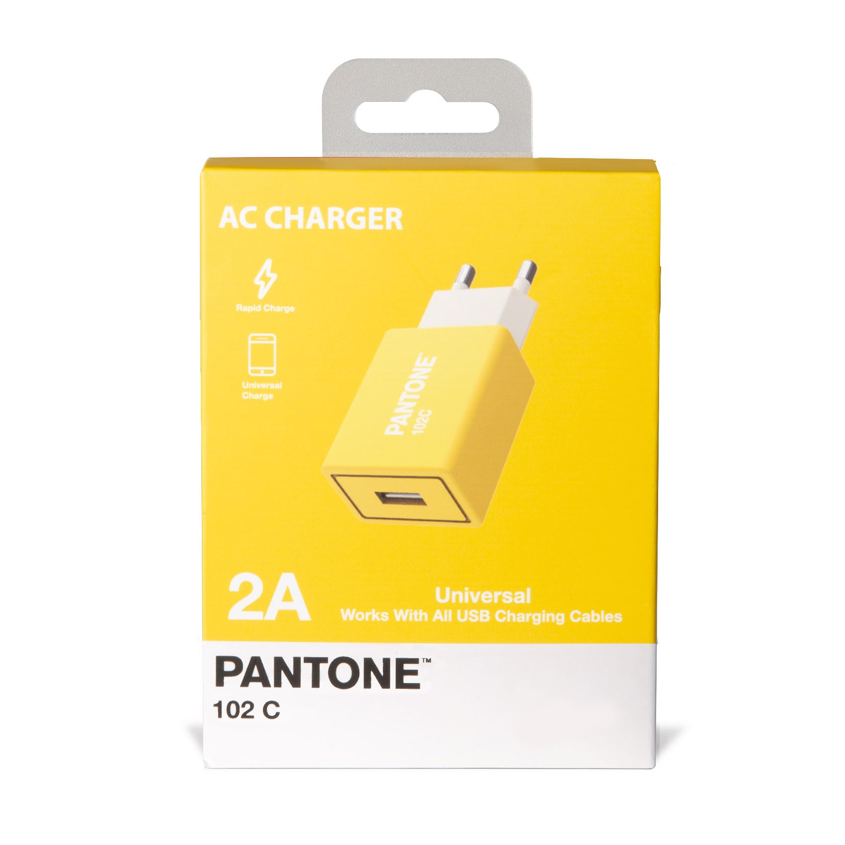 Celly PT-AC1USBY mobile device charger Universal Yellow AC Indoor – image 2