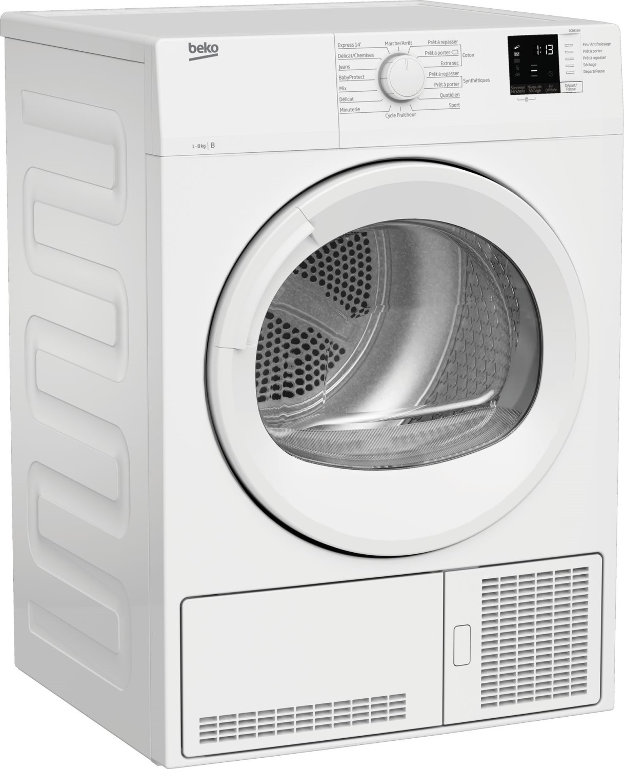 Beko DCB816W tumble dryer Freestanding Front-load – image 3