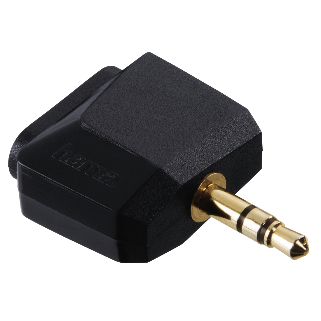 00123373 audio splitter Black