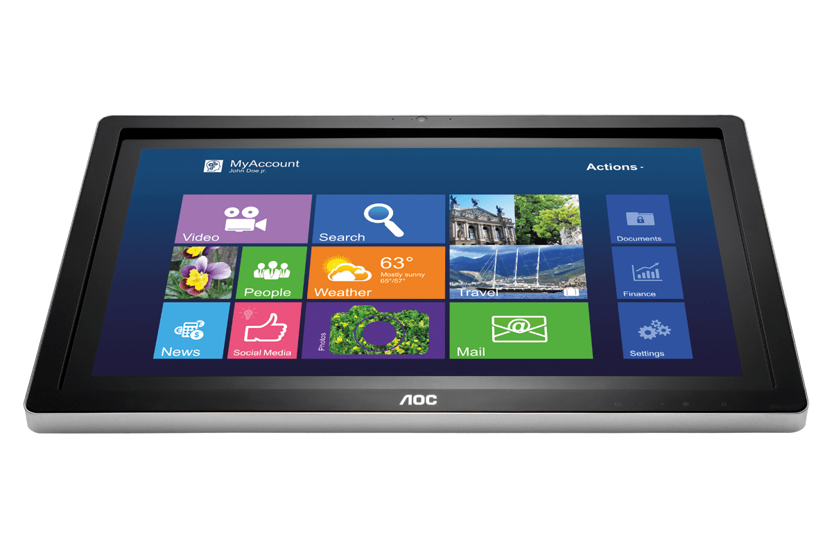 AOC I2272PWHUT/BK computer monitor – image 7