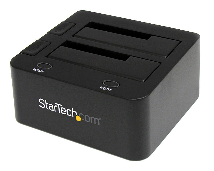 StarTech.com SATDOCK2U3GB laptop dock/port replicator Black