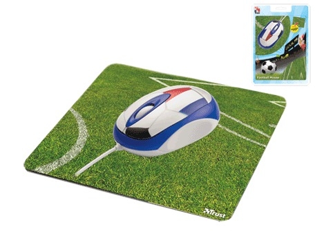 Trust Football Mouse with Mousepad - France