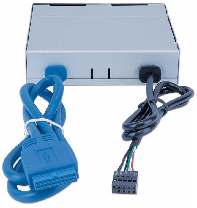 Manhattan 101974 card reader USB Black, Grey – image 4