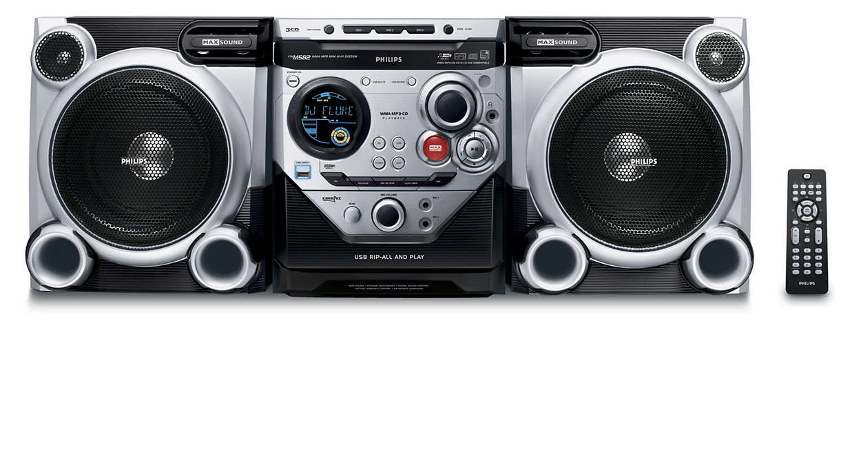 Philips FWM582 MP3 Mini Hi-Fi System – image 2