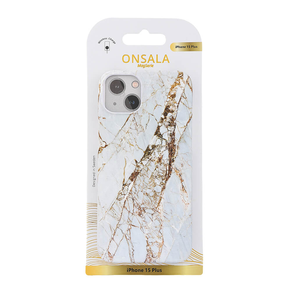 Onsala Phone Case MagSeries White Rhino Marble - iPhone 15 Plus – image 2