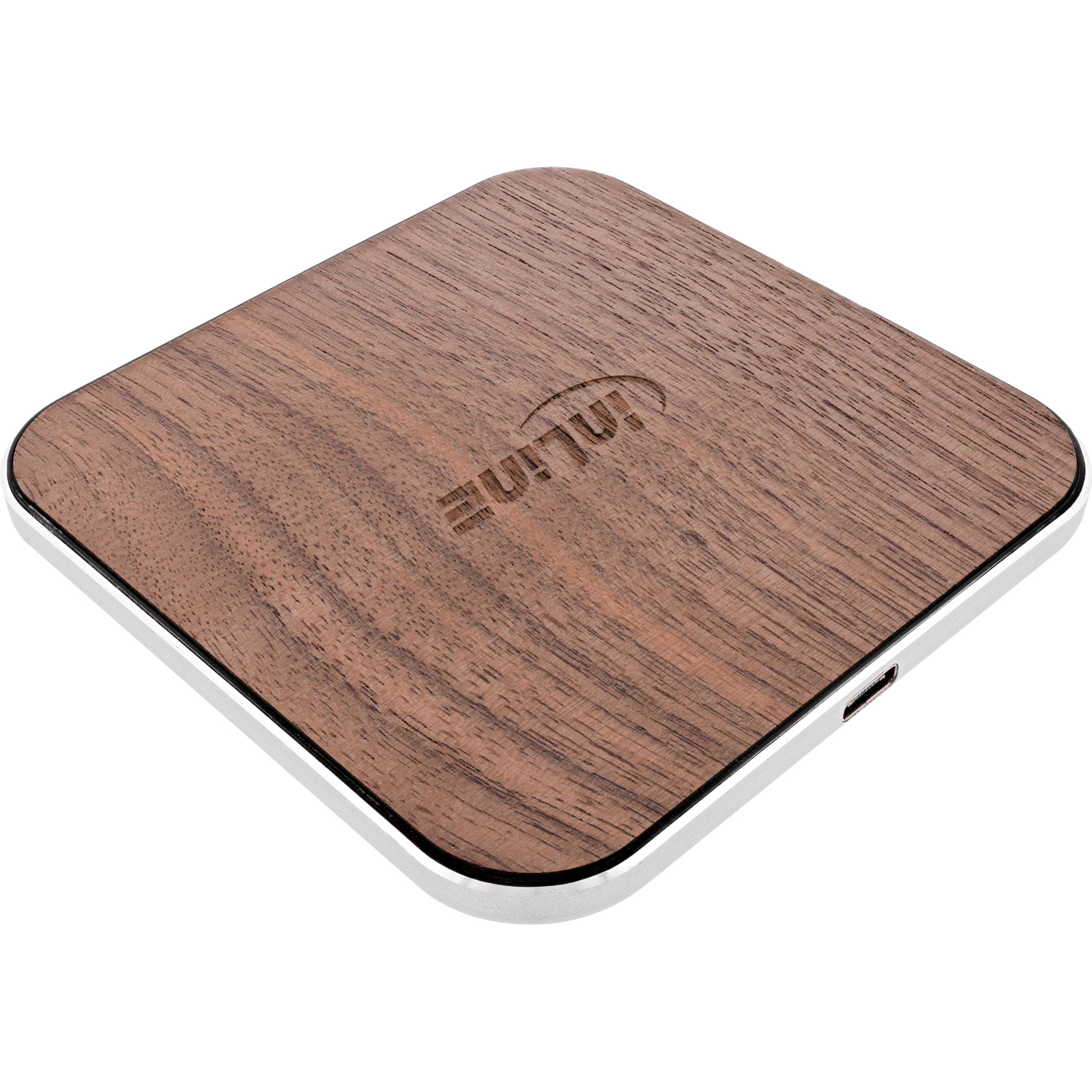 InLine Qi woodcharge, wireless fast charger, 5/7,5/10W/15W, USB-C – image 2