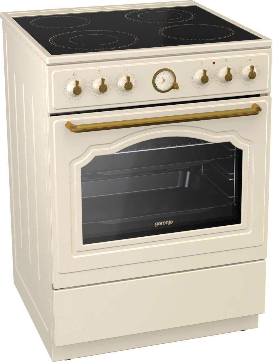 Gorenje EC62CLI Freestanding cooker Electric Ceramic hob Champagne