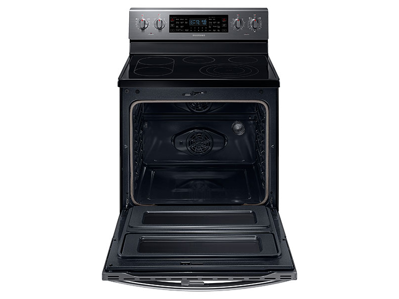 Samsung NE59J7850WG cooker Freestanding cooker Electric Black, Stainless steel – image 4