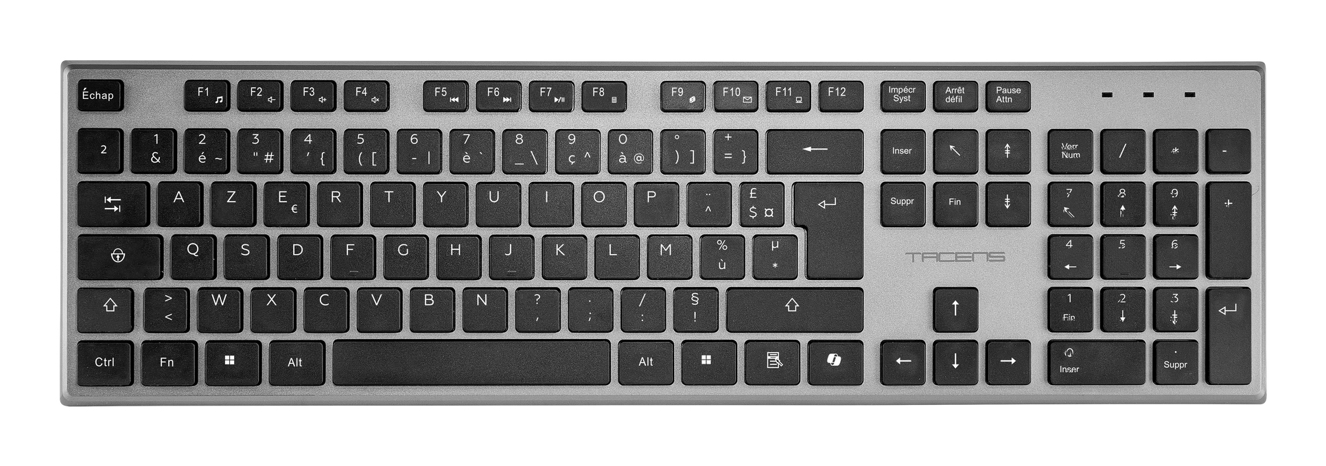 Tacens 6ZENITHFR keyboard Mouse included Home/Office RF Wireless AZERTY French Grey – image 6