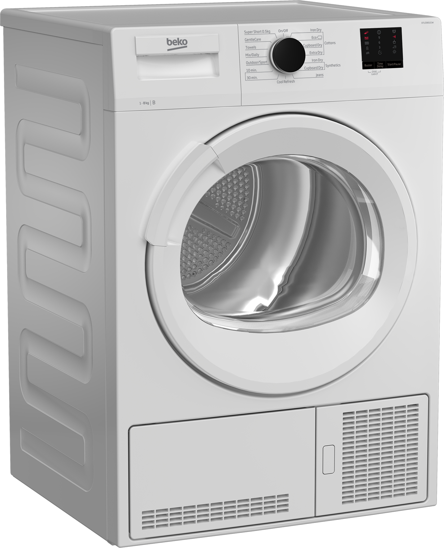 Beko DTLCE80121W 8kg Condenser Tumble Dryer with Sensor Programmes – image 2