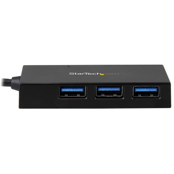 StarTech.com 4-Port USB-C Hub - USB-C to 1x USB-C and 3x USB-A - USB 3.0 Hub - Includes Power Adapter – image 2
