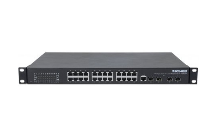 Intellinet 561105 network switch Managed L2+ Gigabit Ethernet (10/100/1000) Power over Ethernet (PoE) 1U Black – image 5