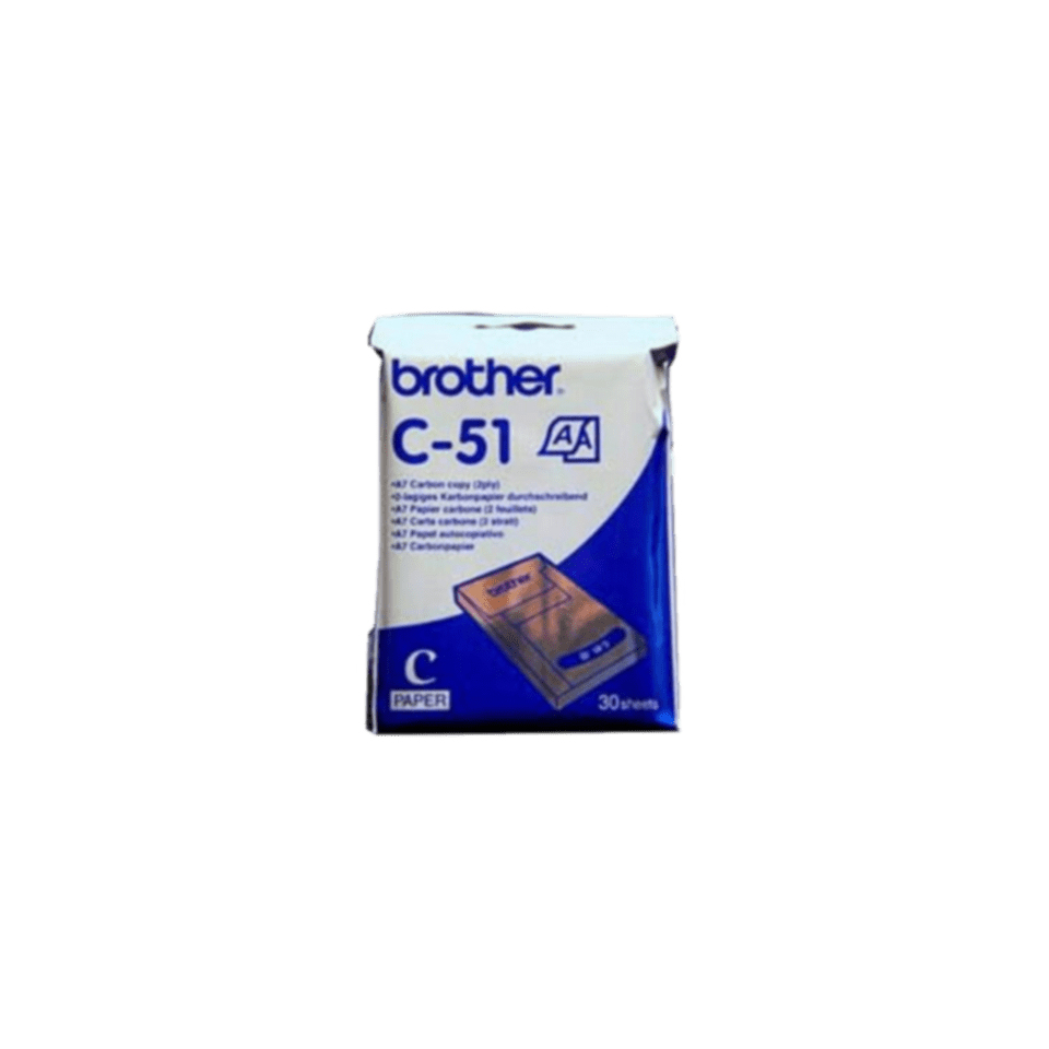 Brother C51 ورق كربون A7، 30 ورقة