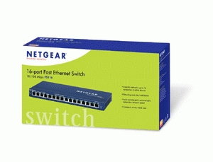 NETGEAR ProSafe 16 port 10/100 desktop switch – image 2