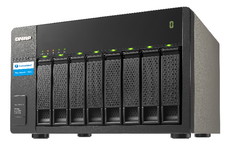 QNAP TX-800P disk array Black – image 7