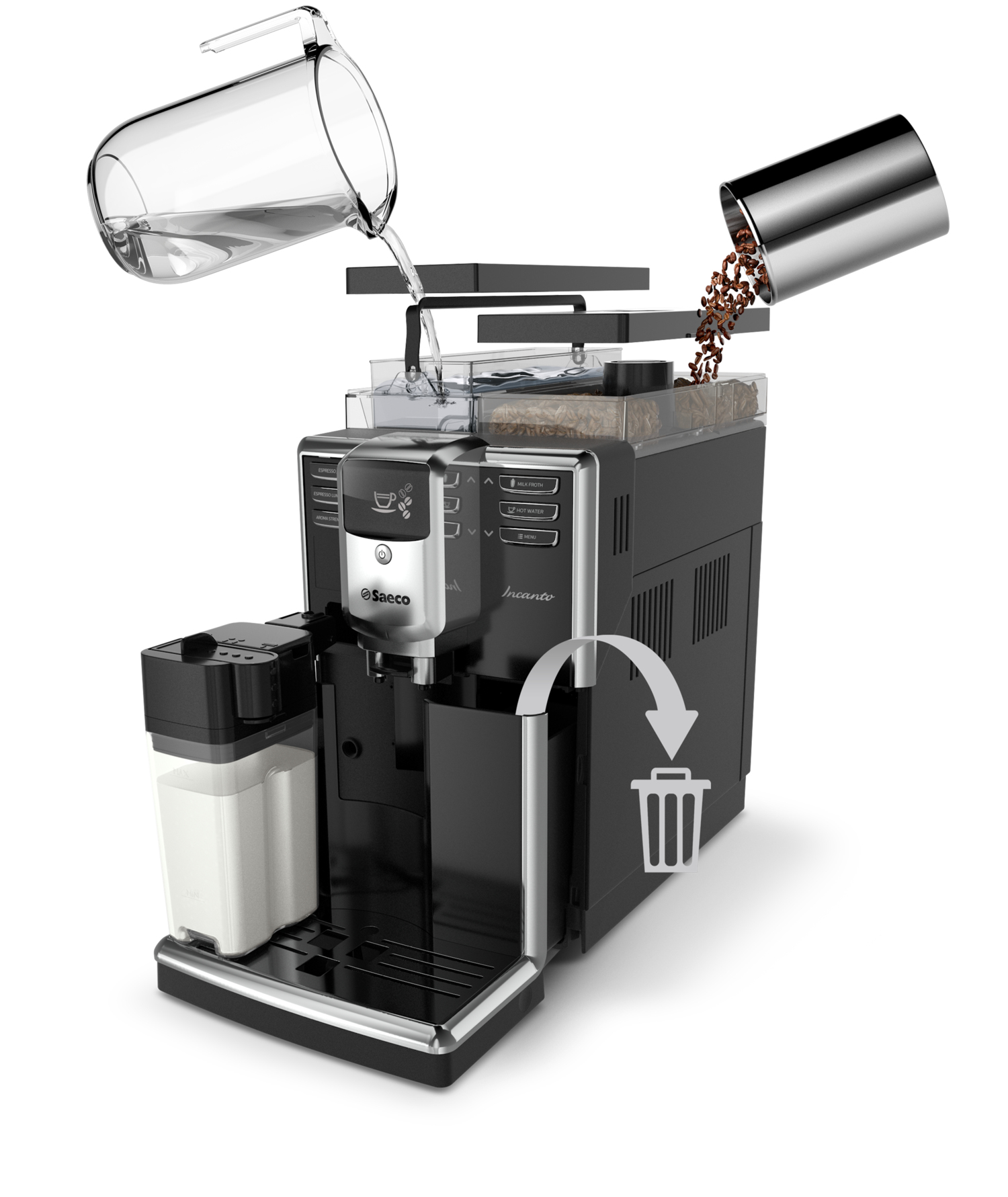 Saeco Incanto HD8919/51 coffee maker Fully-auto Espresso machine – image 9
