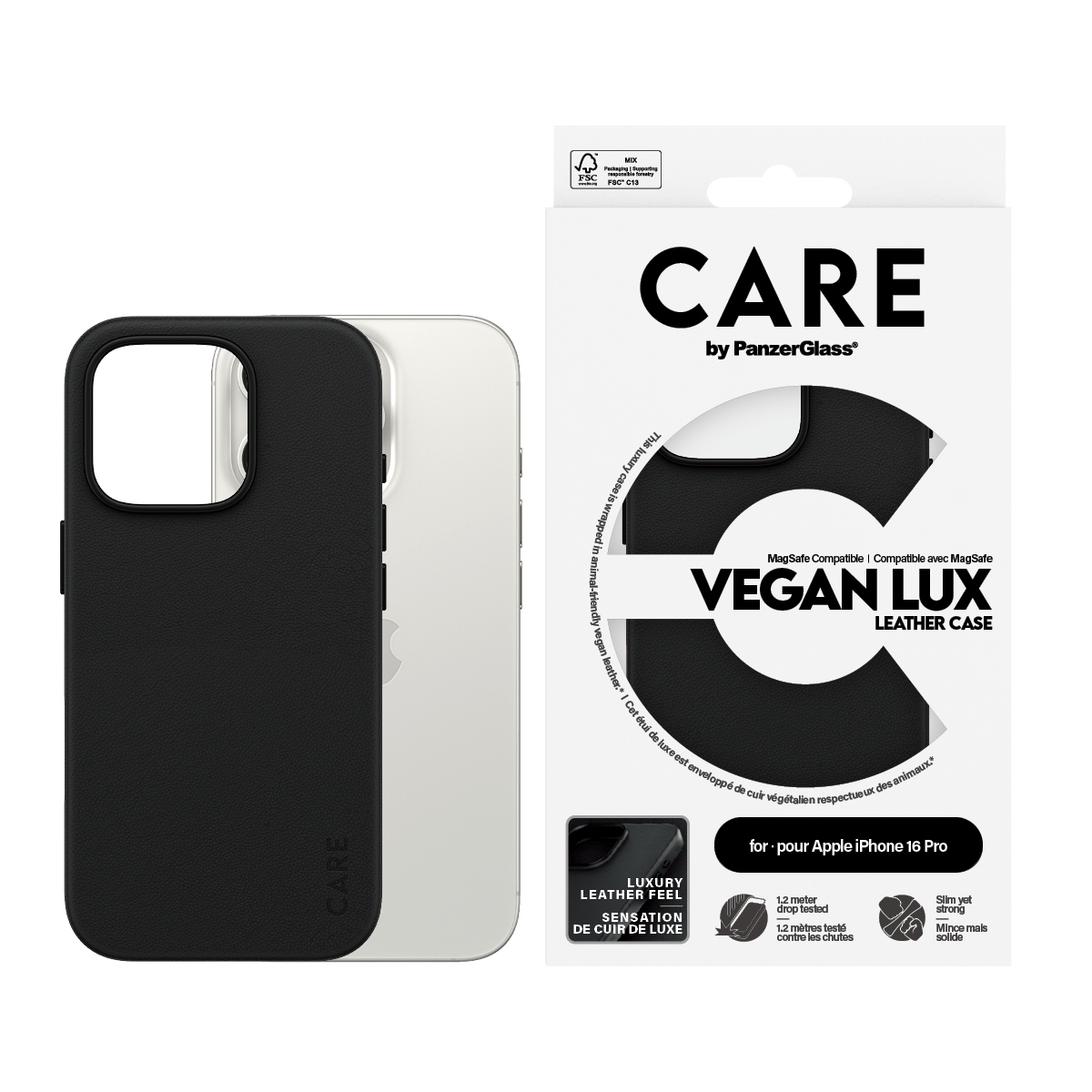 PanzerGlass CARE by PanzerGlass® Flagship Vegan Leather Case iPhone 16 Pro – image 2