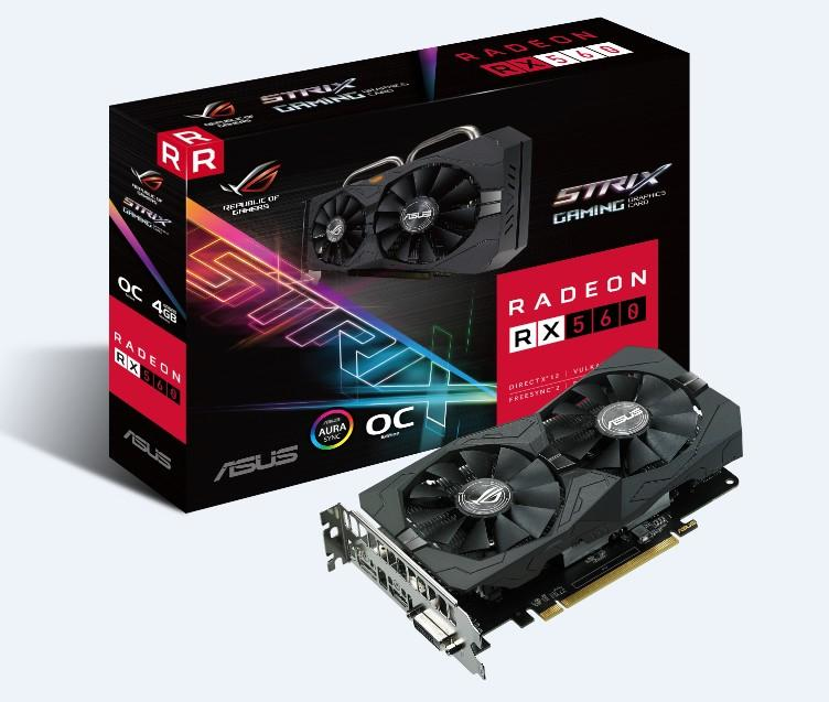 ASUS ROG-STRIX-RX560-O4G-EVO-GAMING AMD Radeon RX 560 – image 2