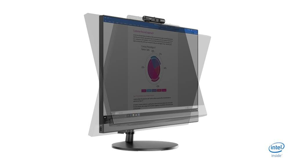 Lenovo V530-24ICB AIO Intel® Core™ i5 i5-9500T 60.5 cm (23.8″) 1920 x 1080 pixels Touchscreen All-in-One PC 8 GB DDR4-SDRAM 1 TB HDD Windows 10 Pro Wi-Fi 5 (802.11ac) Black image 7