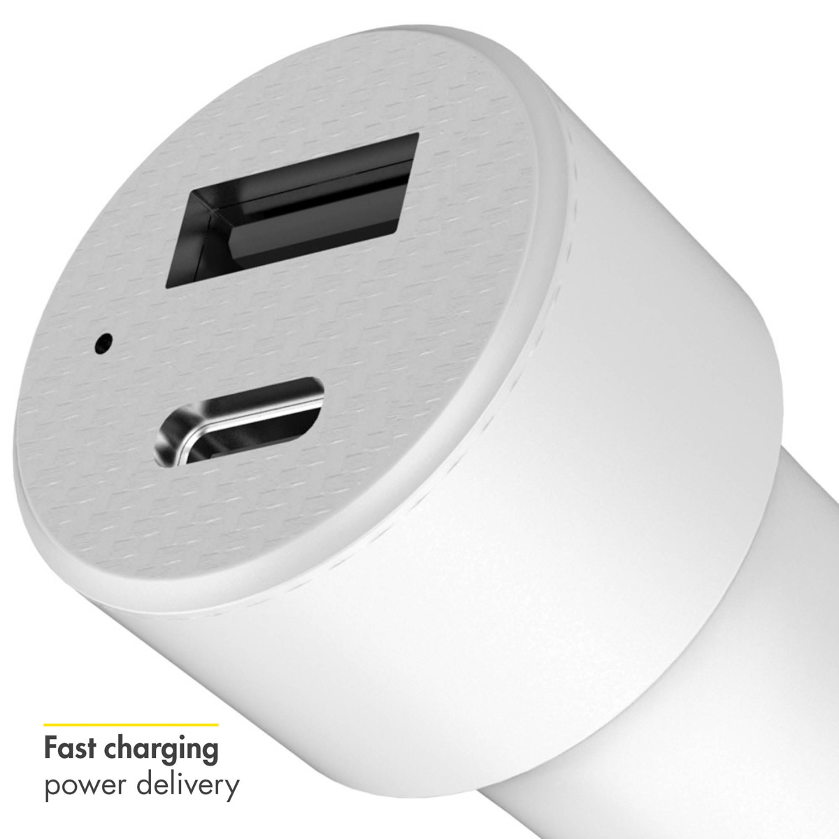 Accezz CARCHARGER50267102 mobile device charger Universal White Cigar lighter Fast charging Auto – image 3
