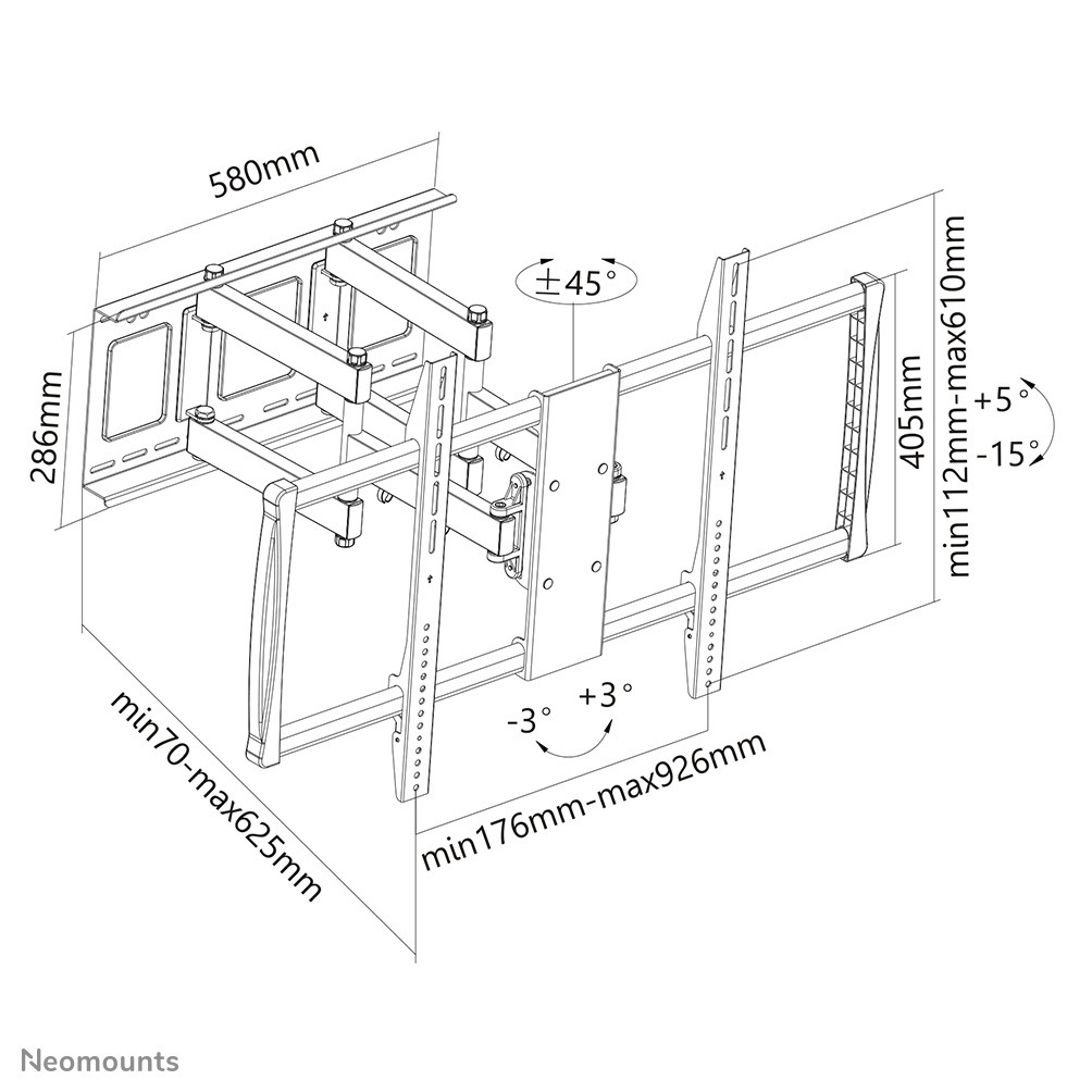Neomounts tv wall mount – image 4