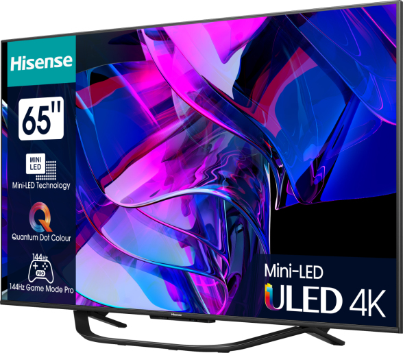 Hisense 65U7KQ 165.1 cm (65") 4K Ultra HD Smart TV Wi-Fi Black 1000 cd/m² – image 2