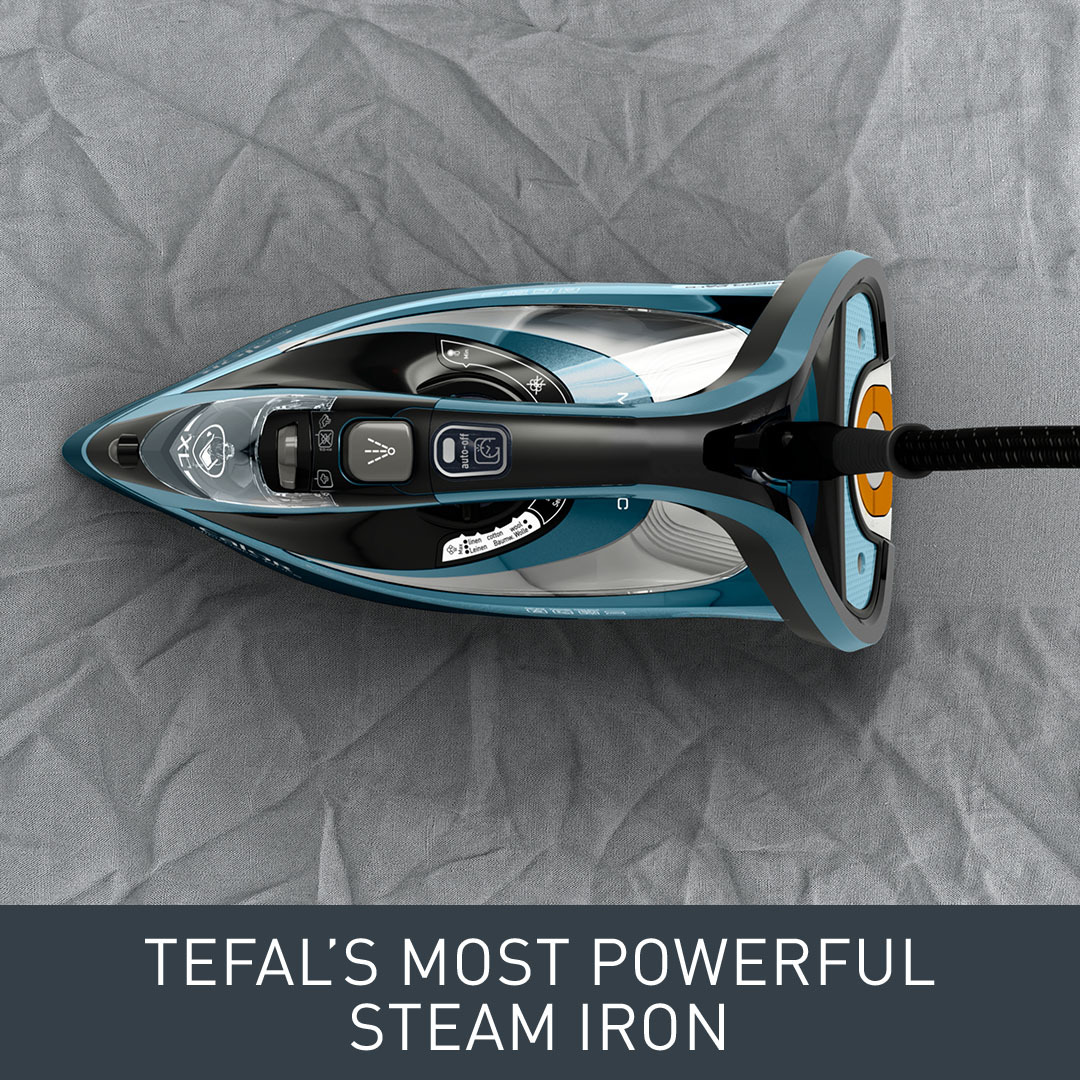 Tefal Ultimate Pure Steam Iron FV9853G0 - Blue – image 3