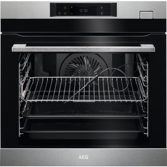 AEG BSK778280M 71 L Black, Stainless steel