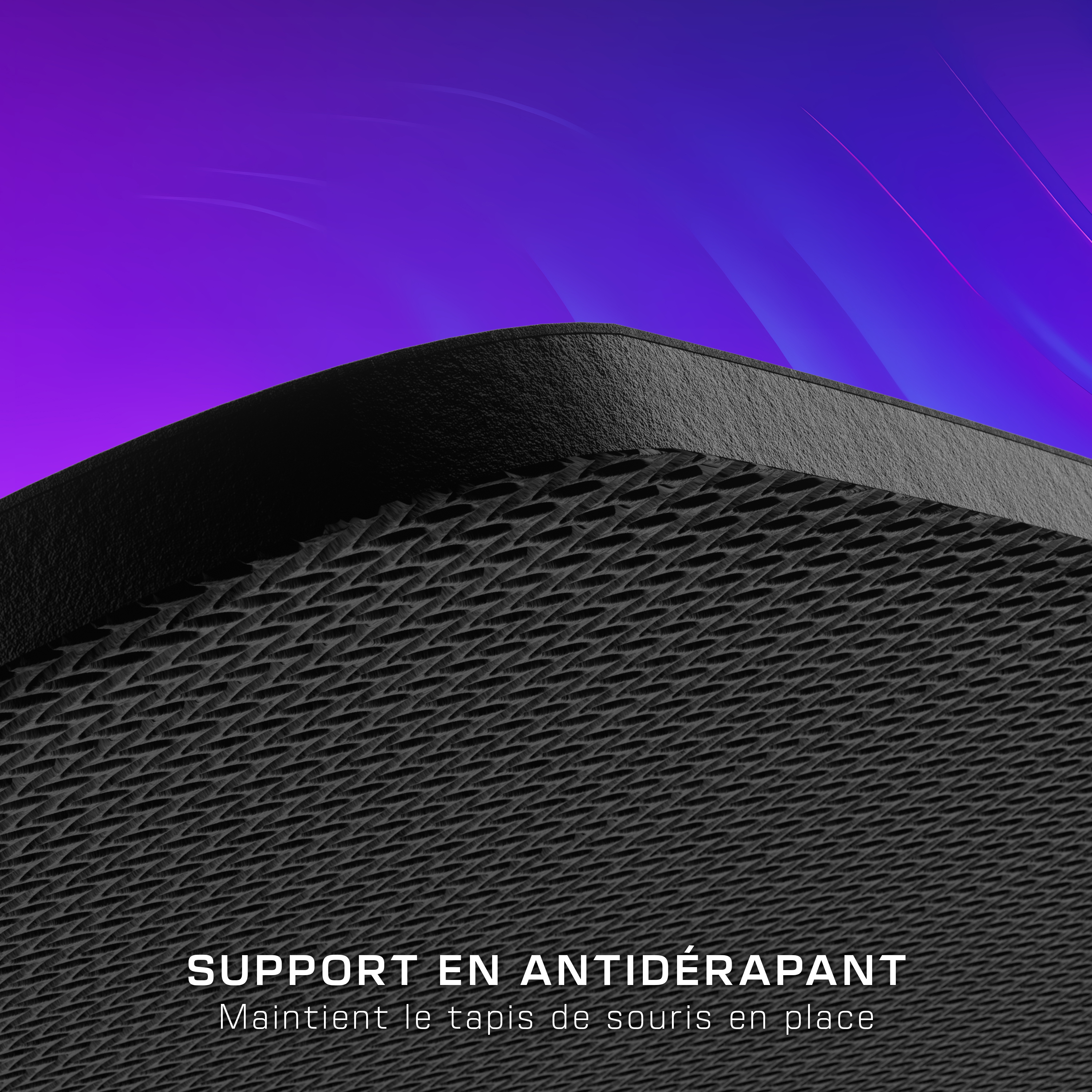 Turtle Beach Sense Core Mini Tapis de souris PC Gaming - support en caoutchouc antidérapant, surface équilibrée en tissu micro-tissé, lisse, durable, petit, rectangulaire, noir